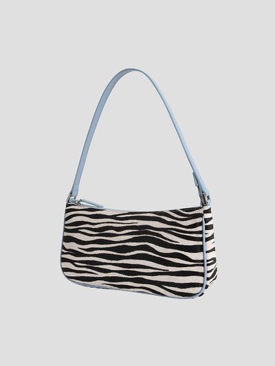 The Sweat. Zebra Calf-Leather Shoulder Bag