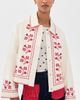 The Tiny Big Sister The Tiny Big Sister Embroidery Denim Jacket Ivory - 2
