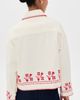 The Tiny Big Sister The Tiny Big Sister Embroidery Denim Jacket Ivory - 3