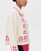 The Tiny Big Sister The Tiny Big Sister Embroidery Denim Jacket Ivory - 4