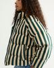 The Tiny Big Sister The Tiny Big Sister Striped Puffer Jacket - 1