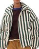 The Tiny Big Sister The Tiny Big Sister Striped Short Jacket Green Stripe - 1