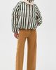 The Tiny Big Sister The Tiny Big Sister Striped Short Jacket Green Stripe - 5
