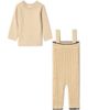 The Umbrella Academy The Umbrella Academy Boy Knit Mock Neck Top & Textured Overall 2-Piece Set - 1
