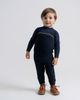 The Umbrella Academy The Umbrella Academy Boy Knit Mock Neck Top & Textured Overall 2-Piece Set - 2