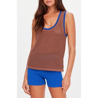 The Upside The Upside Avalon Wales Organic Cotton Mesh Tank Top