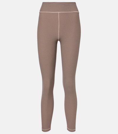 The Upside The Upside Bohemia houndstooth high-rise leggings
