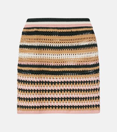 The Upside The Upside Crochet cotton miniskirt