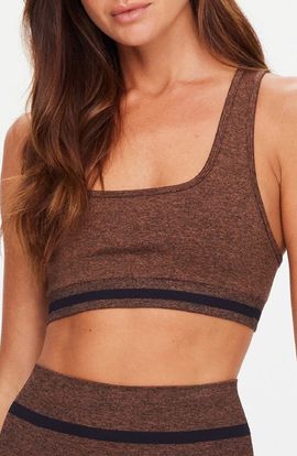 The Upside The Upside Jade Marled Seamless Low Impact Sports Bra