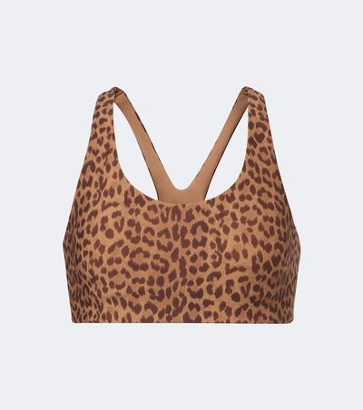The Upside The Upside Javan Jade leopard-print sports bra