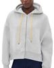 The Upside The Upside Jude Cropped Hoodie Grey Marle - 1