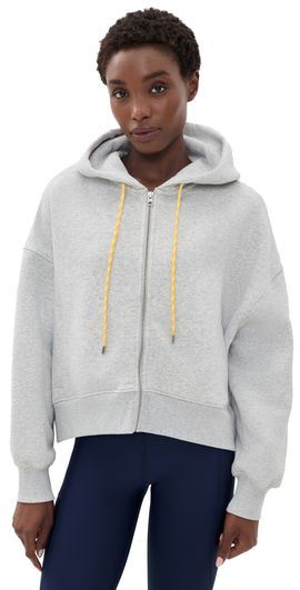 The Upside The Upside Jude Cropped Hoodie Grey Marle