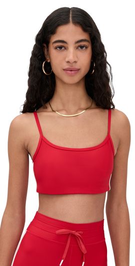 The Upside The Upside Oxford Hutton Scoop Bra Cherry