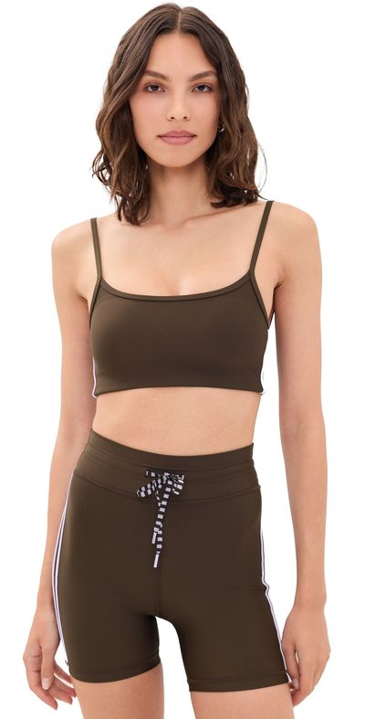 The Upside The Upside Oxford Hutton Scoop Bra Cocoa