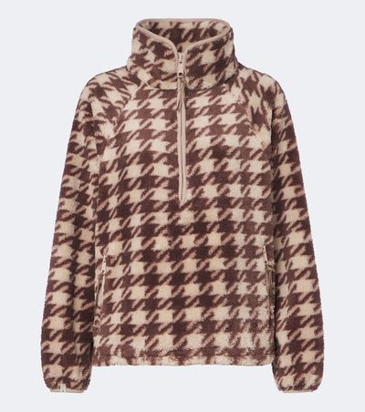 The Upside The Upside Palacio Harlow houndstooth fleece sweater