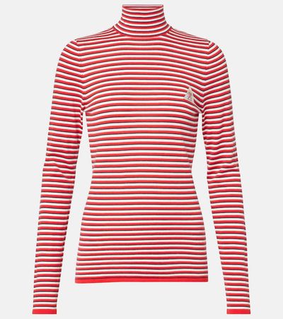 The Upside The Upside Raie striped cotton turtleneck top