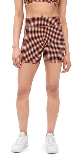 The Upside The Upside Solaris 5in Spin Shorts Gingham