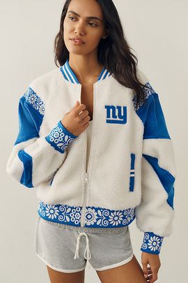 The Wild Collective NFL Sherpa Fleece Jacket