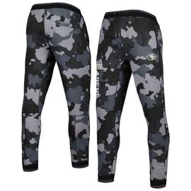 THE WILD COLLECTIVE Unisex The Wild Collective Black San Francisco 49ers Camo Jogger Pants 