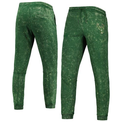 THE WILD COLLECTIVE Unisex The Wild Collective Hunter Green Milwaukee Bucks Acid Tonal Jogger Pants 