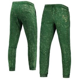THE WILD COLLECTIVE Unisex The Wild Collective Hunter Green Milwaukee Bucks Acid Tonal Jogger Pants 