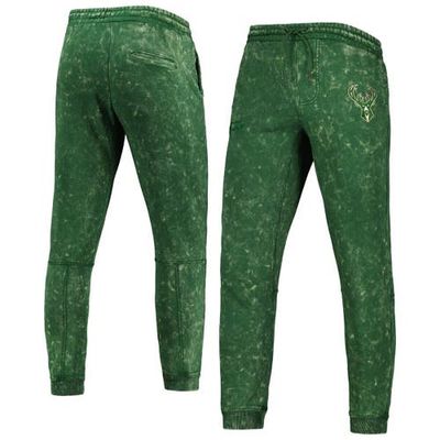 THE WILD COLLECTIVE Unisex The Wild Collective Hunter Green Milwaukee Bucks Acid Tonal Jogger Pants 