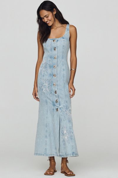 The Wolf Gang Amana Denim Midi Dress