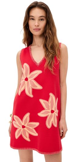 the wolf gang luvia beaded mini dress Luvia Beaded Mini Dress - Floss Pink