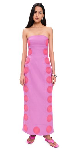 knee length dresses for ladies The Wolf Gang Sunmor Knit Maxi Dress - Noir main image 1
