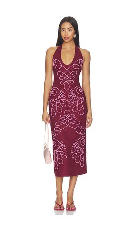 The Wolf Gang The Wolf Gang Lera Midi Dress