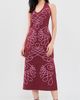 The Wolf Gang The Wolf Gang Lera Midi Dress Magenta - 2