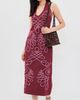 The Wolf Gang The Wolf Gang Lera Midi Dress Magenta - 5