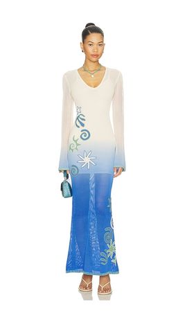 knee length dresses for ladies Petal and Pup Women's Alandra Maxi Dress