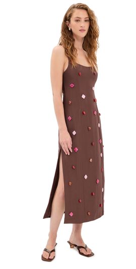 The Wolf Gang The Wolf Gang Romy Maxi Dress Chocolate