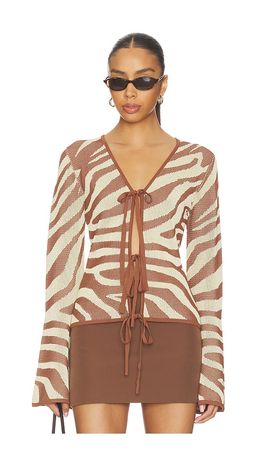 The Wolf Gang The Wolf Gang Sutton Knit Blouse