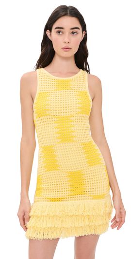 The Wolf Gang The Wolf Gang Thera Mini Dress Butter