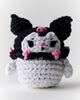 The Woobles The Woobles Sanrio Kuromi Plushie Crochet Kit in Kuromi at Urban Outfitters - 2
