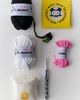 The Woobles The Woobles Sanrio Kuromi Plushie Crochet Kit in Kuromi at Urban Outfitters - 3