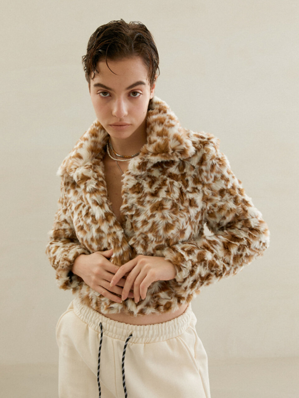 Theballon Cropped Fony Fur