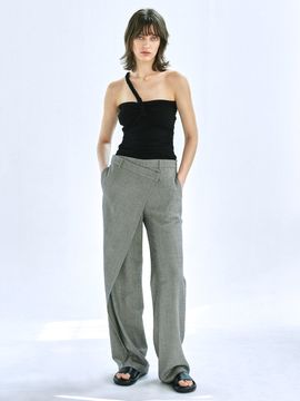 Theballon Liza Wrapped Trousers_Brown