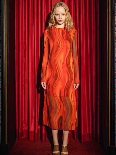 Theballon Maxi Gradation Dress