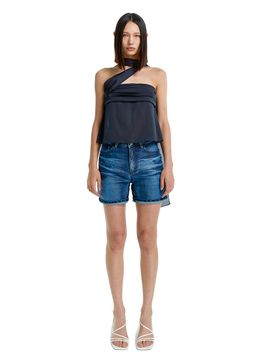 Theballon Skinny Denim Shorts _Blue
