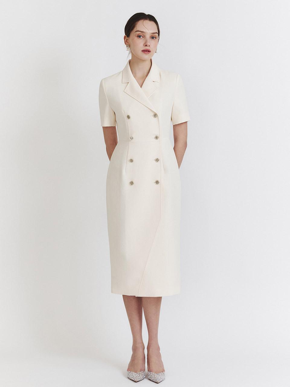 THECHEMI Signature Short-Sleeve Dress