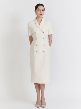 THECHEMI Signature Short-Sleeve Dress