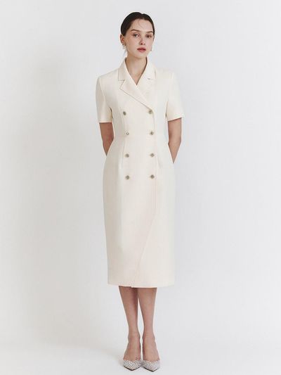 THECHEMI Signature Short-Sleeve Dress