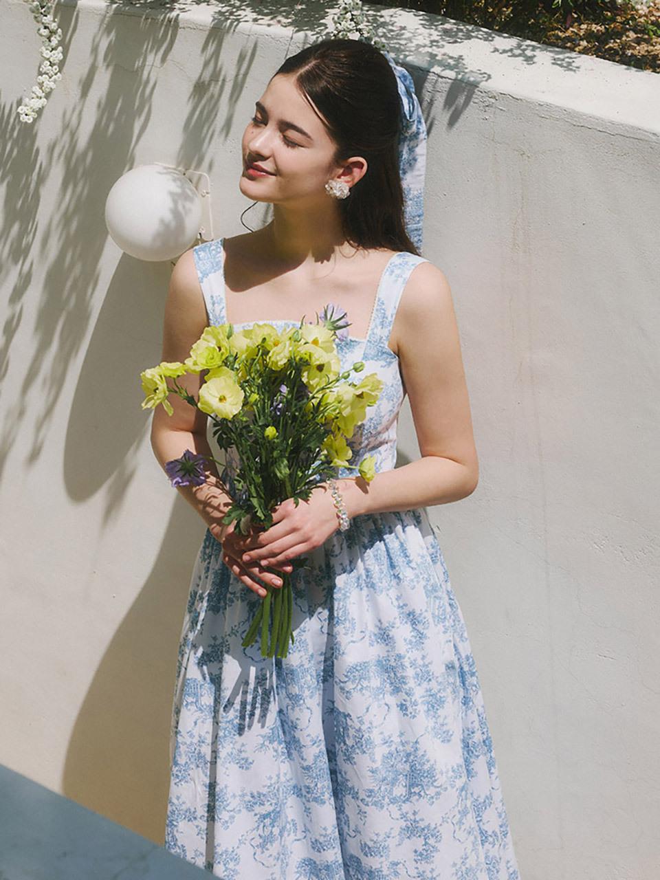 THECHEMI Sleeveless Flare Dress