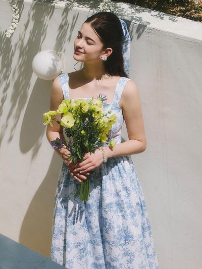 THECHEMI Sleeveless Flare Dress