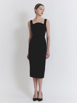THECHEMI Sleeveless Midi Dress