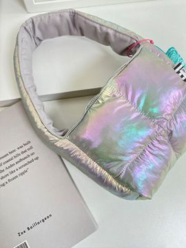 THEHEE Alo Padded Silver Tote Bag