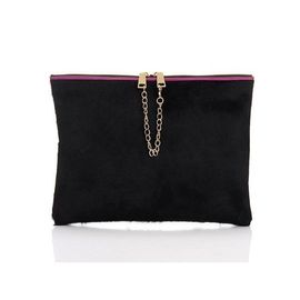 THEHEE Premium Lambskin Detachable Chain Clutch Bag [Purple]
